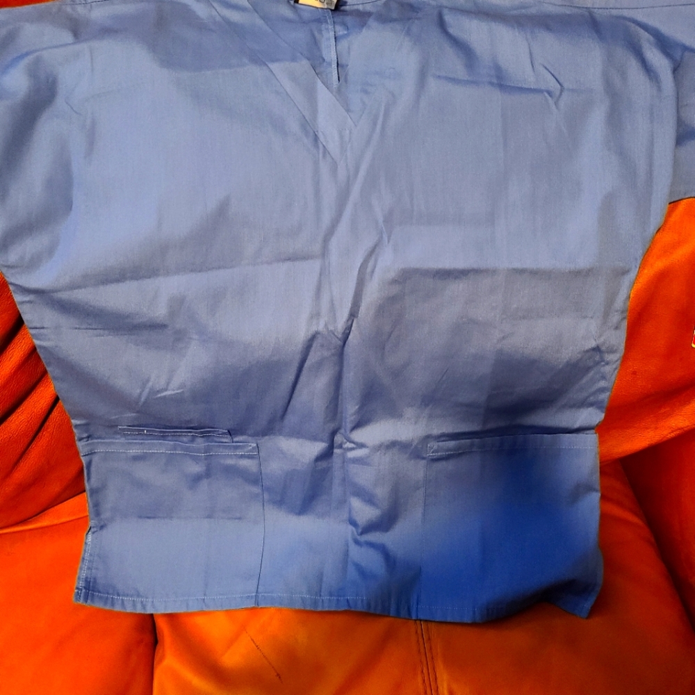 Blue Scrub Top